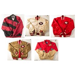 6 Different SF 49'ers Jackets