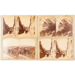 Four F. A. Nimms Colorado Stereoviews