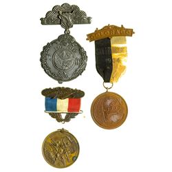 Three Colorado Delegate Badges