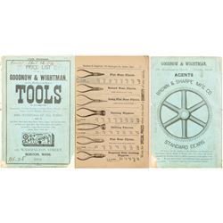 Choice 1889 Tool Goodnow & Wightman Catalog