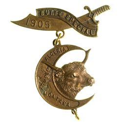 Butte Masonic Shriners Bull Pin