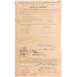 1915 Missoula Baseball Club Annual Report