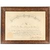 Image 1 : Framed United States Supreme Court Appointment for Joseph Dixon of Missoula