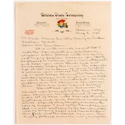 Brown Shoe Company Letter (1936)