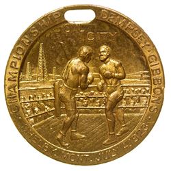 Dempsey-Gibbons Shelby, Montana Fight Fob