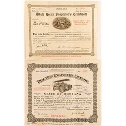 2 Montana Engineer Licenses