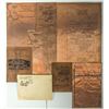 Image 1 : 7 Different Montana Copper Sheet Letters