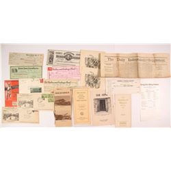 Nevada Mining & Gambling Ephemera