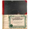 Image 1 : Stock Certificate Book from Inter-Mountain Telephone and Electric Company