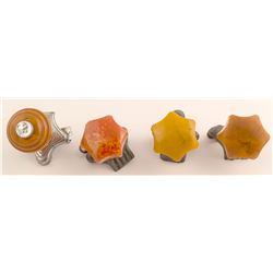 4 Vintage Suicide Spinner Knobs