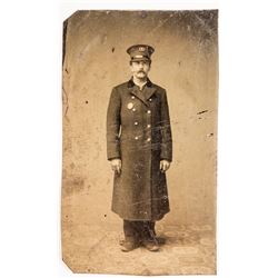 Tintype of Early Firefighter