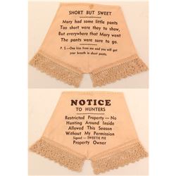 Pink Panties Advertising Piece