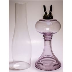Glass Whale Oil Lamp