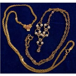 Two Gold Necklaces