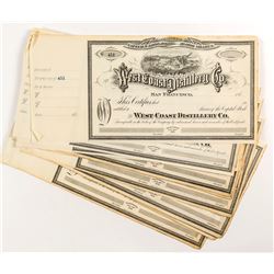 West Coast Distillery Co. Certificates (16)