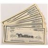 Image 1 : Bullion Gold and Silver Mining Stock Certificates (40+)