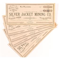 Silver Jacket Mining Stock Certificates (5)