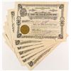 Image 1 : January Jones Leasing and Development Stock Certificates (10) signed by Jones