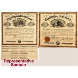 5 City of Virginia (Nevada) Water Bonds