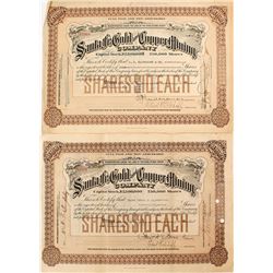 Santa Fe Gold and Copper Mining Stock Pair