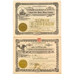 Two Calumet Mining Stock Certificates