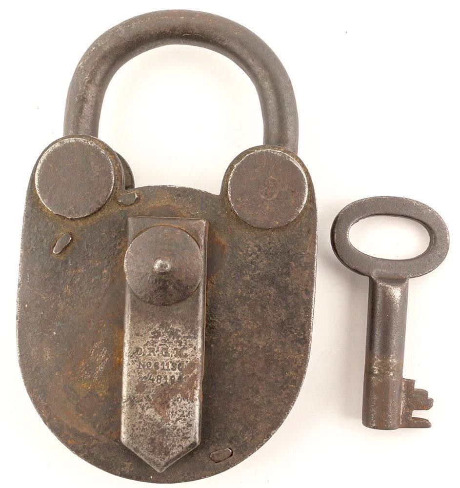 19th Century German Lock and Key