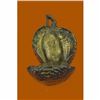 Image 1 : Cometti Avocado Bronze Sculpture on Marble Base Figurine