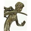 Image 2 : Dancer Bronze Sculpture on Marble Base Statue