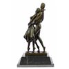 Image 7 : Couple Dancer Bronze Sculpture on Marble Base Statue