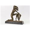 Image 3 : Fan Dancer Bronze Sculpture on Marble Base State