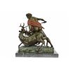 Image 7 : Hercules Killing Stag Bronze Statue on Marble Base Sculpture