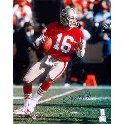 Joe Montana Signed 49ers 16x20 Photo (Montana Hologram)