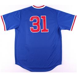 Greg Maddux Signed Cubs Jersey (Schwartz COA)
