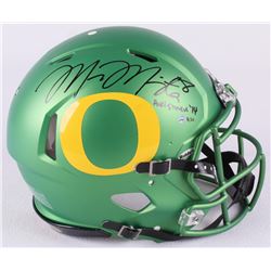 Marcus Mariota Signed LE Oregon Full-Size Authentic Proline Speed Helmet Inscribed "Heisman '14" (St