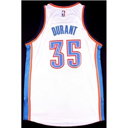 Kevin Durant Signed Thunder Adidas Authentic On-Court Jersey (Panini COA)