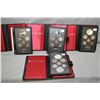 Image 1 : Four Royal Canadian Mint double dollar proof sets including a 1981 Canadian Railway set, 1983 Univer