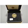 Image 1 : Royal Canadian mint 1997, $100 1/4 troy ounce fine gold coin made to commemorate the invention of th