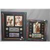 Image 1 : Two framed Mexican photo and currency collages