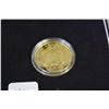 Image 2 : Royal Canadian mint 1998, $100 1/4 troy ounce fine gold coin made to commemorate the Canada's first 