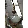 Image 1 : Large art glass ceiling fixture