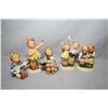 Image 1 : Five assorted Hummel and Goebel figurines including "Auf Wiedersehen", "Happy Passtime" etc.