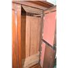 Image 2 : Victorian mahogany wardrobe with storage in base in mirrored door