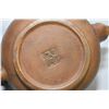 Image 2 : Purple clay "Root top" stamped teapot and a purple clay teapot incised "Silent Spring" both pots are