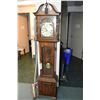 Image 1 : Semi-contemporary floor standing long cased clock with weight driven West German movement