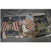 Image 1 : Selection of approximately 14+ vintage prints including wartime themed prints titled "Gen. John J. P
