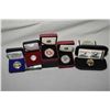 Image 1 : Five collectors coins including 2000 loonie coin and stamp set, 1996 Proof two dollar coin, Vimy Rid