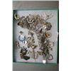 Image 1 : Selection of sterling silver and silverplate charms including bracelet