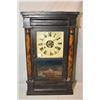 Image 1 : Antique Seth Thomas, Plymouth Hollow, Conn. weight driven clock in wooden case with partial painted 