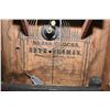Image 2 : Antique Seth Thomas, Plymouth Hollow, Conn. weight driven clock in wooden case with partial painted 