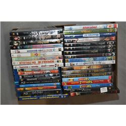 One tray lot of assorted DVD movies